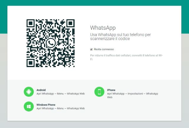 Come usare WhatsApp Web