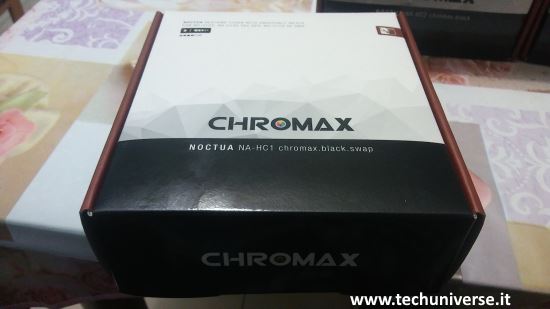 Noctua NA-HC1 chromax.black.swap scatola e unboxing
