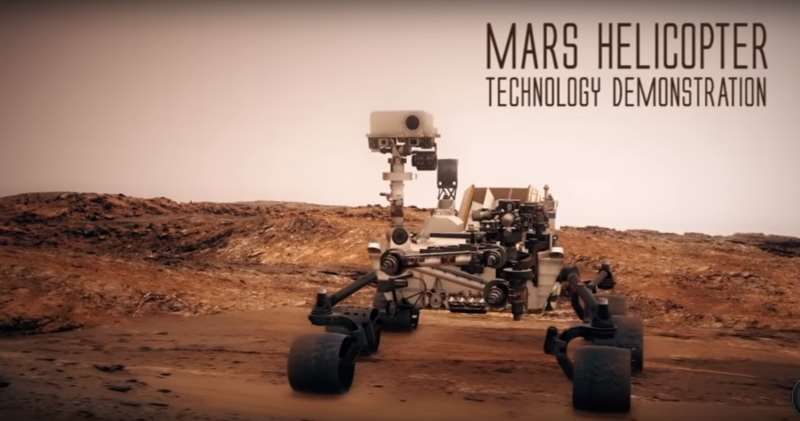 NASA - Drone elicottero nella prossima missione su Marte