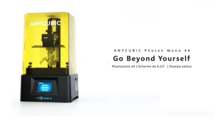 Anycubic Photon Mono 4K recensione stampante 3D