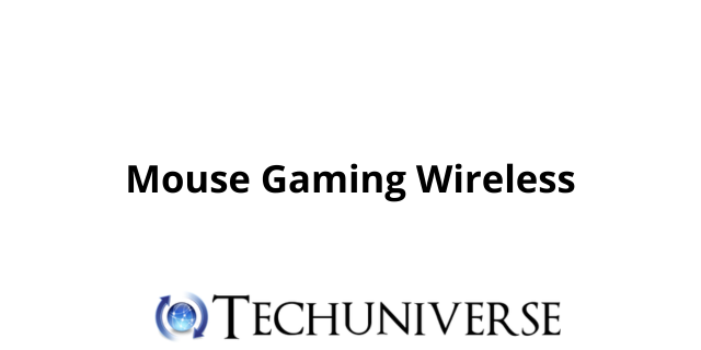 Mouse Gaming Wireless