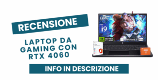 Laptop da Gaming con RTX 4060